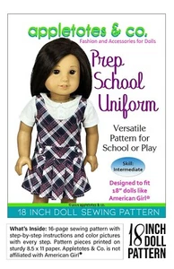 18 Zoll Puppe Schnittmuster - Schuluniform passt Puppen wie American Girl - Bild 1 von 14