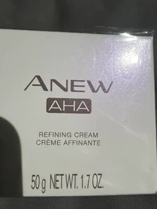 Avon Anew AHA Alpha Refining Cream 1.7 oz. NEW SEALED Box Of 20 - Picture 1 of 2