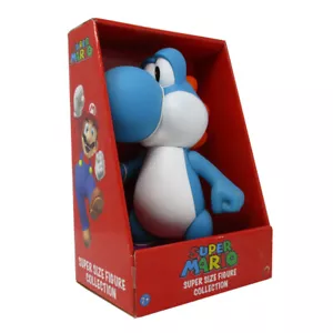 Nintendo Super Mario Bros. Super Size Figure Blue Yoshi 9 Inch - Picture 1 of 1
