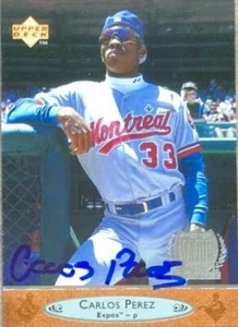 Carlos Perez Autographed 1996 Upper Deck #396 - Picture 1 of 1