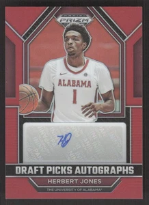 2023 Panini Prizm Draft Picks #DPA-HBJ Herbert Jones Autographs Red #/149 - Picture 1 of 2
