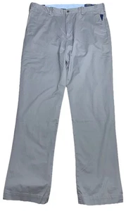 Polo Ralph Lauren Pants Mens 38x36 38T Gray Stretch Classic Fit Chino Twill NEW - Picture 1 of 12