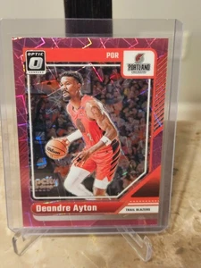 Óptica Panini Donruss 2024-25 - Deandre Ayton #37 Pink Velocity Prizm/79 - Imagen 1 de 2
