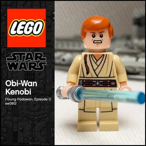 GENUINE LEGO Star Wars Minifigure Obi-Wan Kenobi Young Padawan sw0812 75169 - Picture 1 of 6