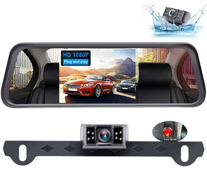 Backup Camera Mirror Easy Set-up: Plug and Play HD 1080P Clear Image Color Ni... - Picture 1 of 8