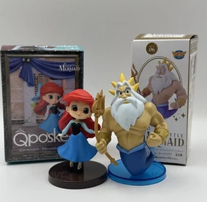 Q posket petit Disney Princess Ariel Blue Dress Triton Wcf The Little Mermaid - Picture 1 of 5