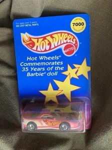 Hot Wheels 35th Barbie Pink Camaro 1 Of 7000 Mr Mint In Plastic Case - Picture 1 of 4