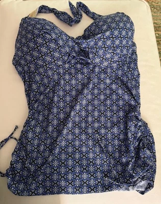 Trajes de baño para todos Tankini Top para mujer talla 16 acolchado con aros traje de baño halter Foto 1 de 3