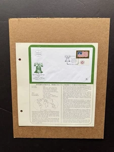 American Bicentennial FDC (C79) +Israel with Tab +Liberty Bell Cachet & Cancel - Picture 1 of 1