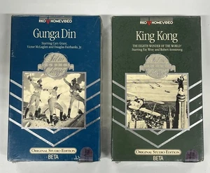 KING KONG (1931) Sealed Betamax & Gunga Din NEW !! - Bild 1 von 6