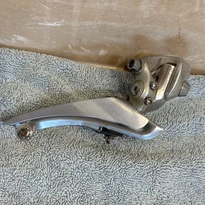 Shimano 105 Braze-on Front Derailleur FD-1055 with 31.8mm clamp 2x6,7,or8 [ssg] - Image 1 of 4