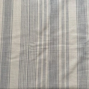 Pottery Barn Vorhang Weißdorn Streifen 50"x 96" 3 in 1 Stange oben blau weiß - Bild 1 von 6