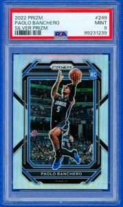 2022-23 Panini Prizm # 249 Paolo Banchero Silver Prizm PSA 9 RC MAGIC - DUKE - Picture 1 of 2