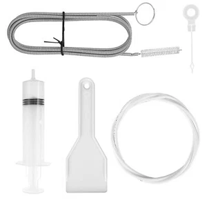 Refrigerator Drain Hole Clog Remover Dredge Cleaning Tool Set with 5 Plungers - Picture 1 of 9