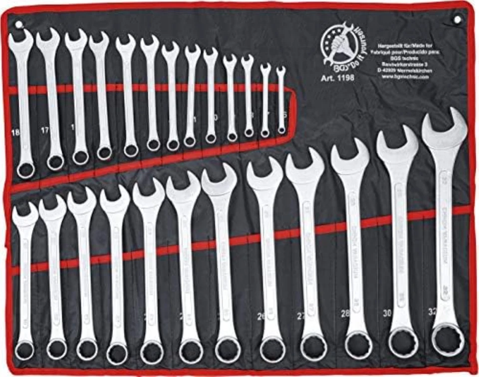 Kraftmann - Set Di 25 Chiavi Combinate, 6-32 Mm - Immagine 1 di 1