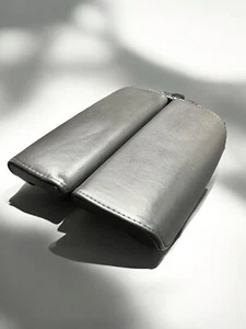 2009-2012 Lincoln MKS Console Lid DARK BROWN Leather Center Arm Rest - Picture 1 of 9