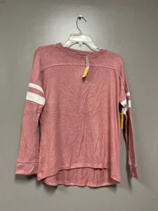 Rumi & Ryder Stitchfix The Brushed Varsity Tunic Dark Pink Large (12-14) - Picture 1 of 2