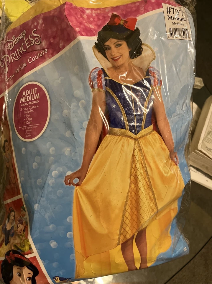 Disney принцесса Белоснежка Couture платье (только) костюм для Хэллоуина - средний 6-8 - Изображение 1 из 4