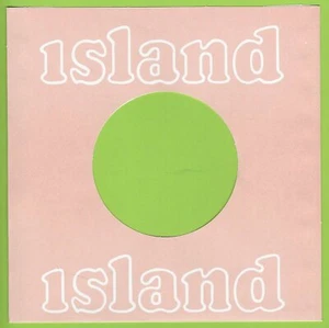 ISLAND (light pink letters) REPRODUCTION RECORD COMPANY SLEEVES - (pack of 10) - Bild 1 von 2