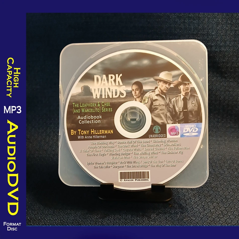 The DARK WINDS Leaphorn Chee Series By Tony Hillerman MP3 Audiobook Collection - Image 1 of 1