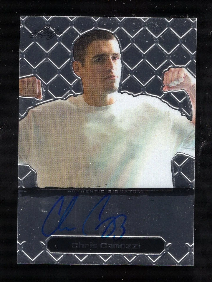 2011 LEAF METAL MMA UFC CHRIS CAMOZZI AUTO AUTOGRAPH 7A - Image 1 of 1