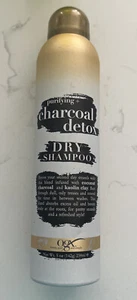 OGX Purifying + Charcoal Detox Dry Shampoo Spray w Activated Charcoal & Kaolin - Picture 1 of 1
