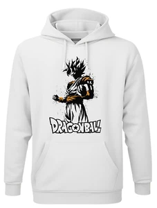 FELPA DRAGON BALL Z CON CAPPUCCIO HOODIES ARCADE VIDEOGAMES FILM CARTOON - Picture 1 of 5