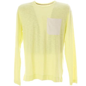 OLASUL Men's Yellow Sol Long Sleeve T-Shirt $70 NEW - Picture 1 of 2