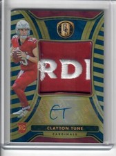 2023 Panini Gold Standard CLAYTON TUNE RC Rookie Patch Auto /10 RPA Sick Patch