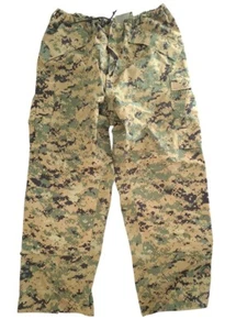 US Marine Corps USMC Woodland MARPAT APECS Gore-Tex® Trousers - Large Regular #2 - Picture 1 of 5