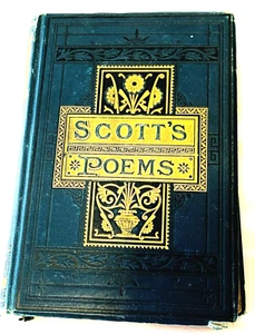 Walter Scott’s Poem's with Illustrations-T. Y. Crowell & Co Antique H/C 1880 - Picture 1 of 16