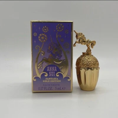 Anna Sui Fantasia Gold Edition 5ml/0.17oz Miniature dabbler-NEW IN BOX - Image 1 of 4