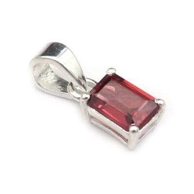 Lush Mozambique Granat Edelstein 925 Sterling Silber Handgemachter Anhänger S-40 - Bild 1 von 4