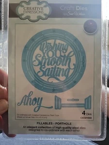 CREATIVE EXPRESSIONS - SUE WILSON CHOICE of DIES, STAMPS - Jan. 2017 Porthole - Picture 1 of 1