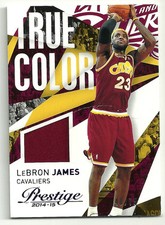 2014-15 Prestige True Colors Materials Purple LeBron James #d 40/75