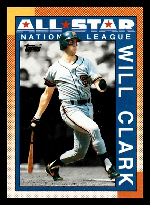 1990 Topps Will Clark All-Star San Francisco Giants #397 NM-MINT Baseball Card - Image 1 of 2