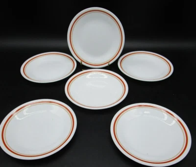 Platos de postre de pan a rayas color óxido castaño canela corning CORELLE 6 3/4" Foto 1 de 4
