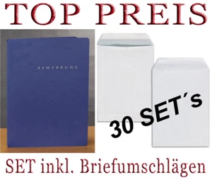 30 Dossier de Candidature PAGNA Sélectionnez / 3-teilig Avec En Bleu + - Afbeelding 1 van 7