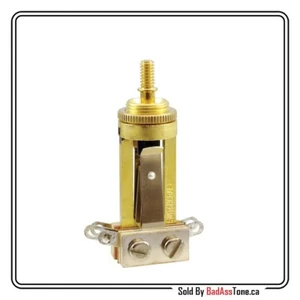 Switchcraft 3-Wege Kippschalter - Gold - langer Körper - Bild 1 von 2