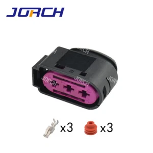 3 Pin Female Car Fuse Box Plug Waterproof Auto Connector 1J0937773 For VW Audi - Picture 1 of 7