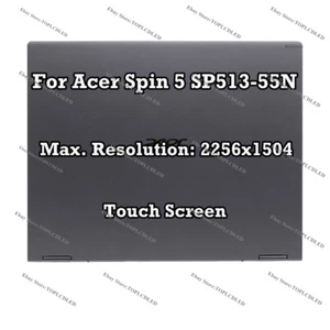 13.5" Acer Spin 5 SP513-55N LED LCD Screen Touch Panel Assembly Display Complete - Picture 1 of 10
