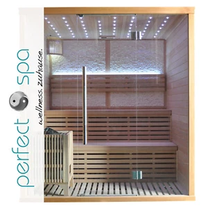 perfect-spa Sauna Cuba Small White-Stone Wärmesauna Saunakabine - Bild 1 von 9