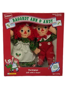 De colección 1990 Playskool Collectors Raggedy Ann & Andy Edición Especial Vacaciones Nuevo en Caja - Imagen 1 de 12