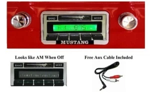 1964-1966 Ford Mustang Radio iPod Dock + USB + 300 Watt Stereo 630 II - Picture 1 of 4