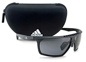 Neue Adidas Sport Sonnenbrille | SP0030 02A - mattschwarze/graue Gläser - Bild 1 von 4