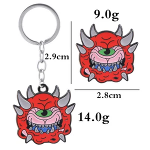 Game DOOM Eternal Cosplay Badge Cacodemon Pin Keyring - Bild 1 von 7