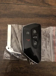 VOLKSWAGEN VW Golf GTI MK8 ID.4 2022 2023 Black Transparent Key Fob. - Picture 1 of 2