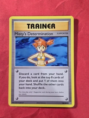 2016 Pokemon XY Evolutions #80 Misty's Determination, UC, NF/H, cds1 - Image 1 of 3