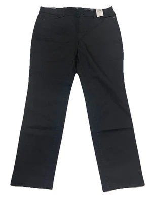 J Jill Denim Women’s Size 14R Reg Authentic Fit Slim Ankle Stretch Black Jeans - Image 1 of 4