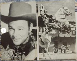 Vintage 1950s Set ot Two Roy Rogers & Trigger Cards - Picture 1 of 4